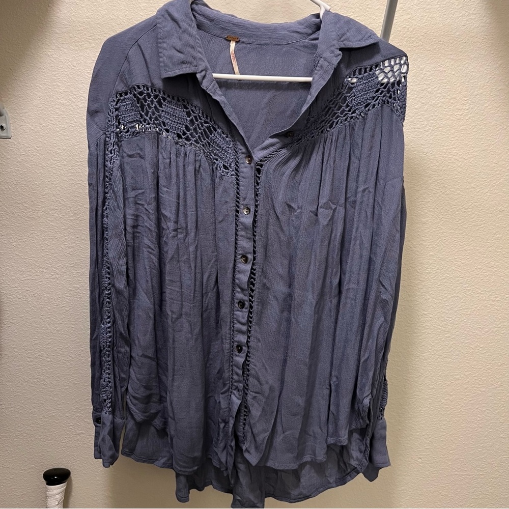 Free People crochet top